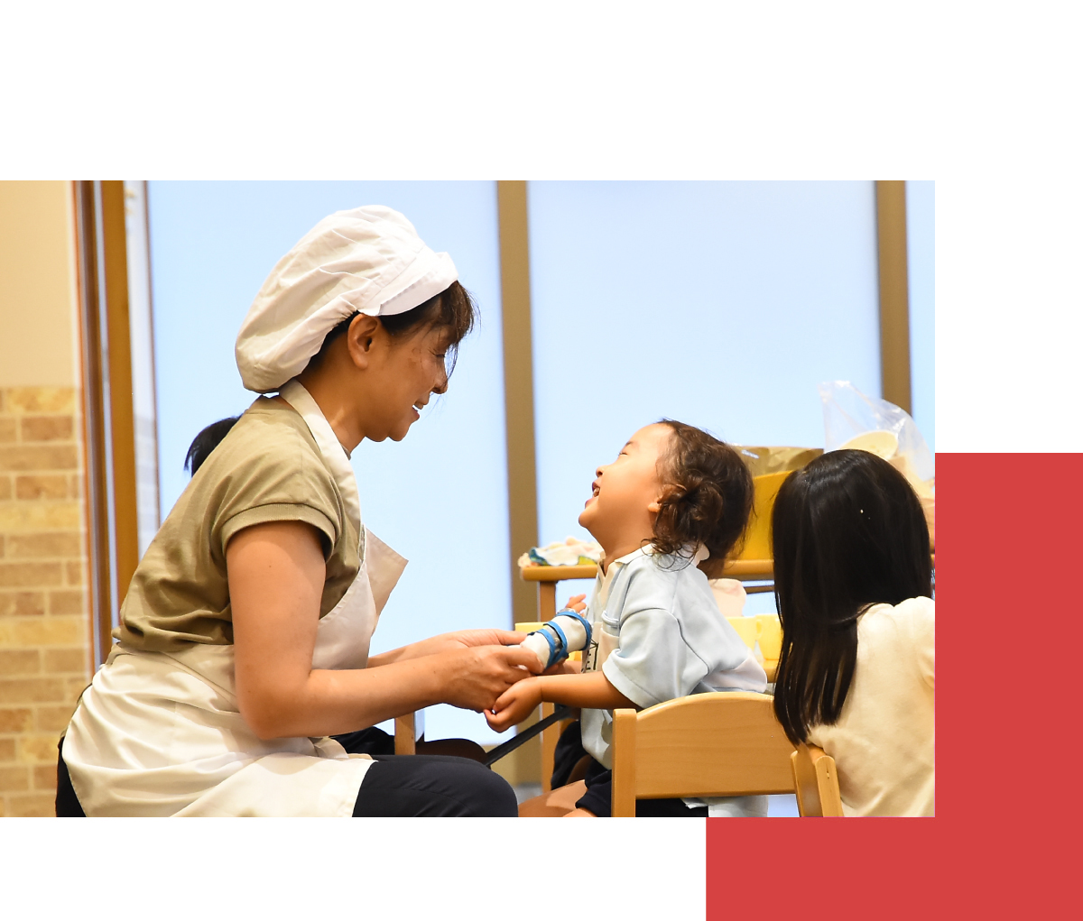 福岡市城南区荒江の保育園「ねいろ保育園」のコミュニケーションの写真